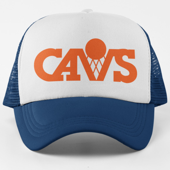 Other - Blue and White Trucker Hat